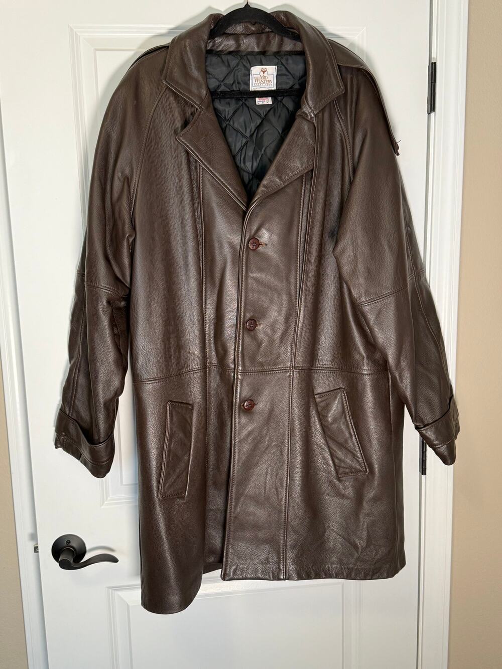 Vintage Men's Deerskin Leather Jacket
